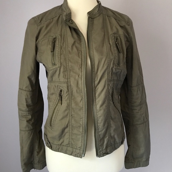 Michael Michael Kors Motorcycle Army Utility Jacket - Picture 1 of 8